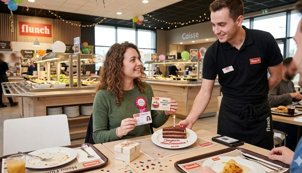 Gâteau gratuit Flunch