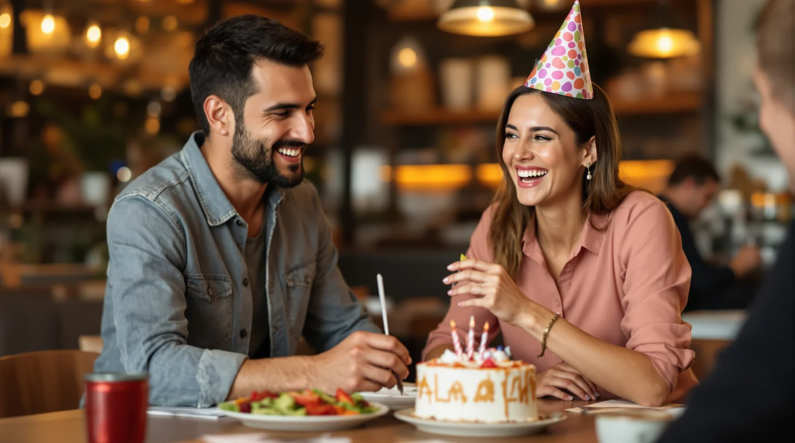 Yogur helado de cumpleaños