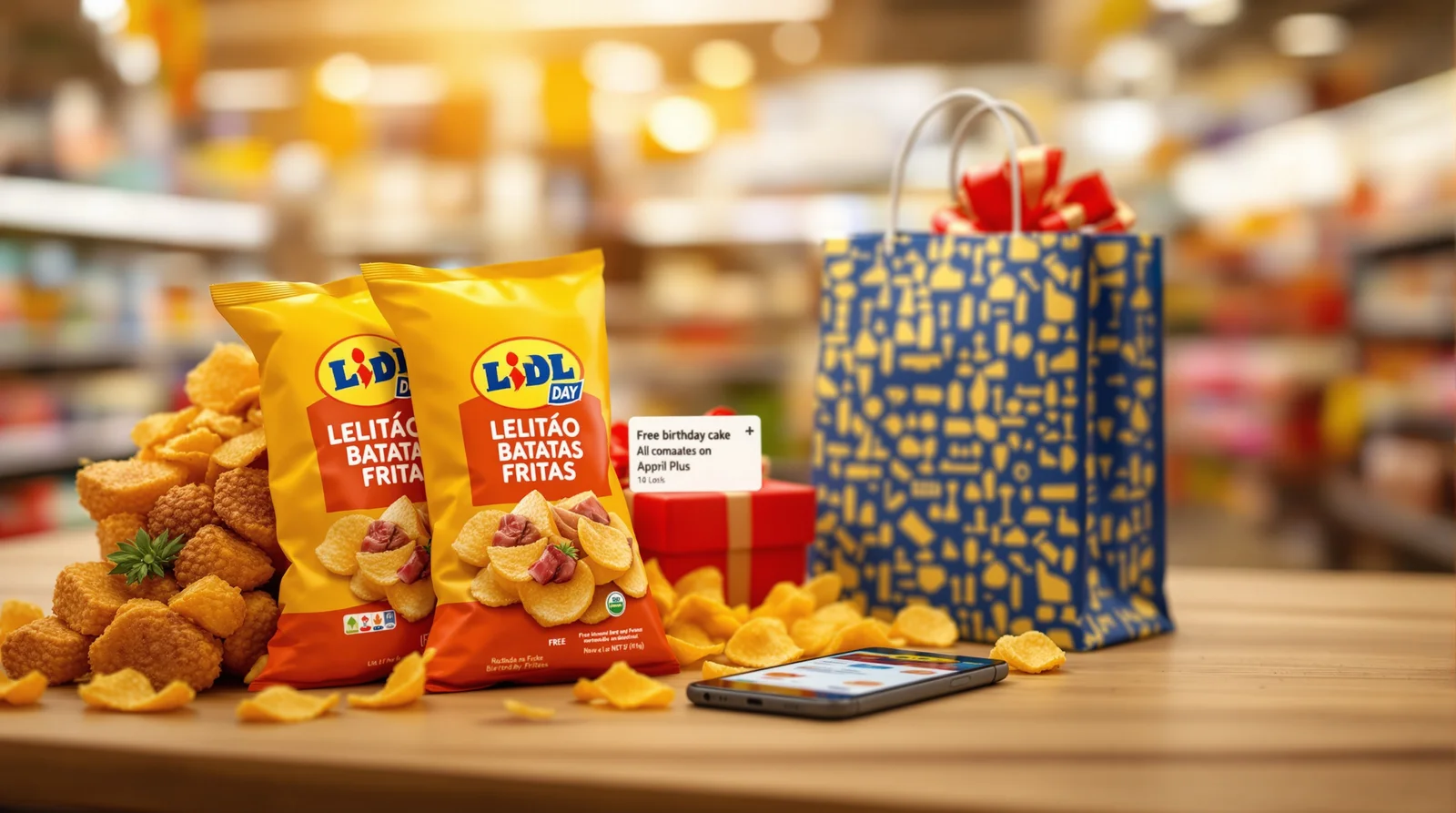 Bolo de Aniversário Grátis no Lidl Plus