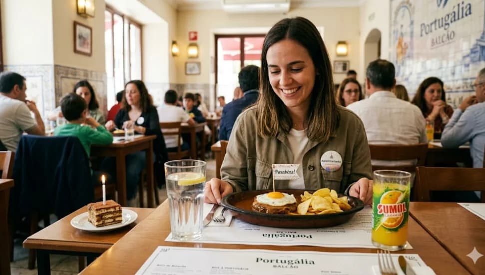 Oferta de Aniversário Portugália Balcão e Cervejaria