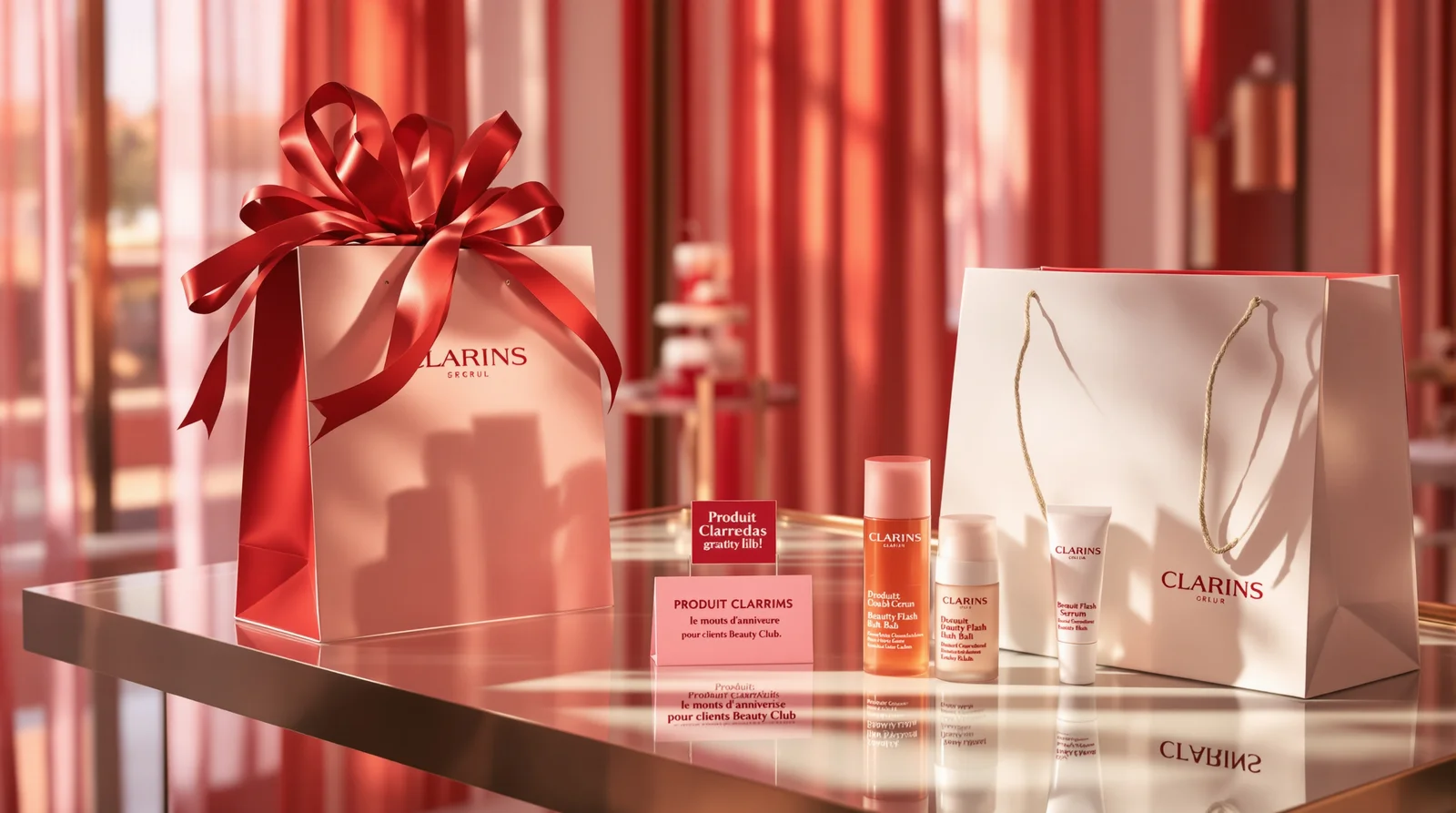 Cadeau de beauté exclusif Clarins