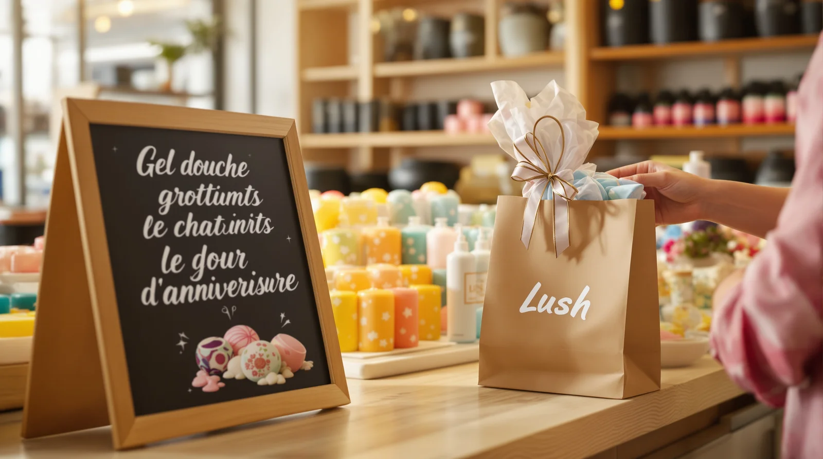 Gel douche Lush offert pour votre anniversaire