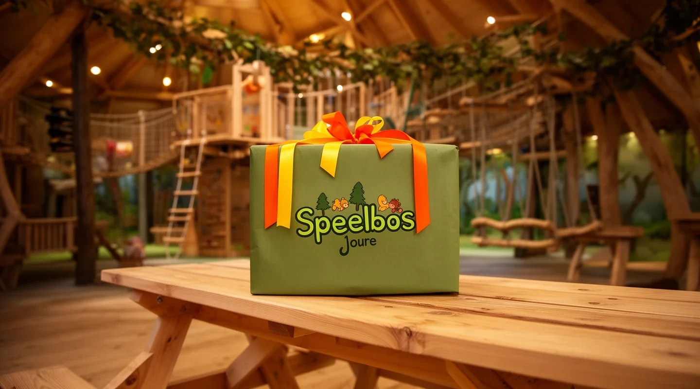 Cadeautje voor jarige bij Speelbos-feest