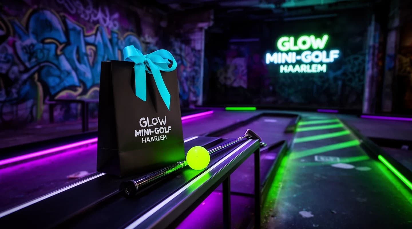 Cadeau van €13,99 voor jarige bij Glow Mini-Golf