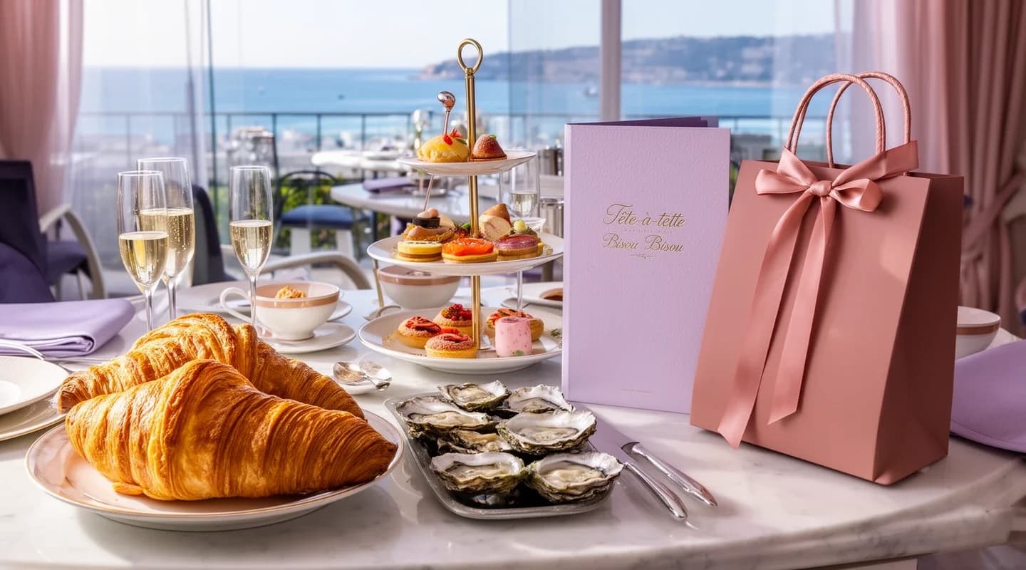 Free birthday brunch with four paying guests — Tête-à-tête / Bisou Bisou