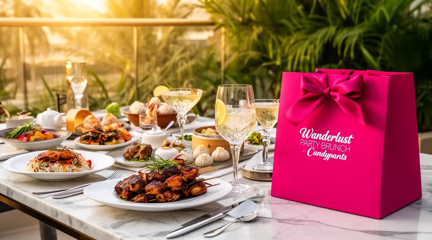 Free birthday brunch when booking through Candypants — Wanderlust Party Brunch / Candypants