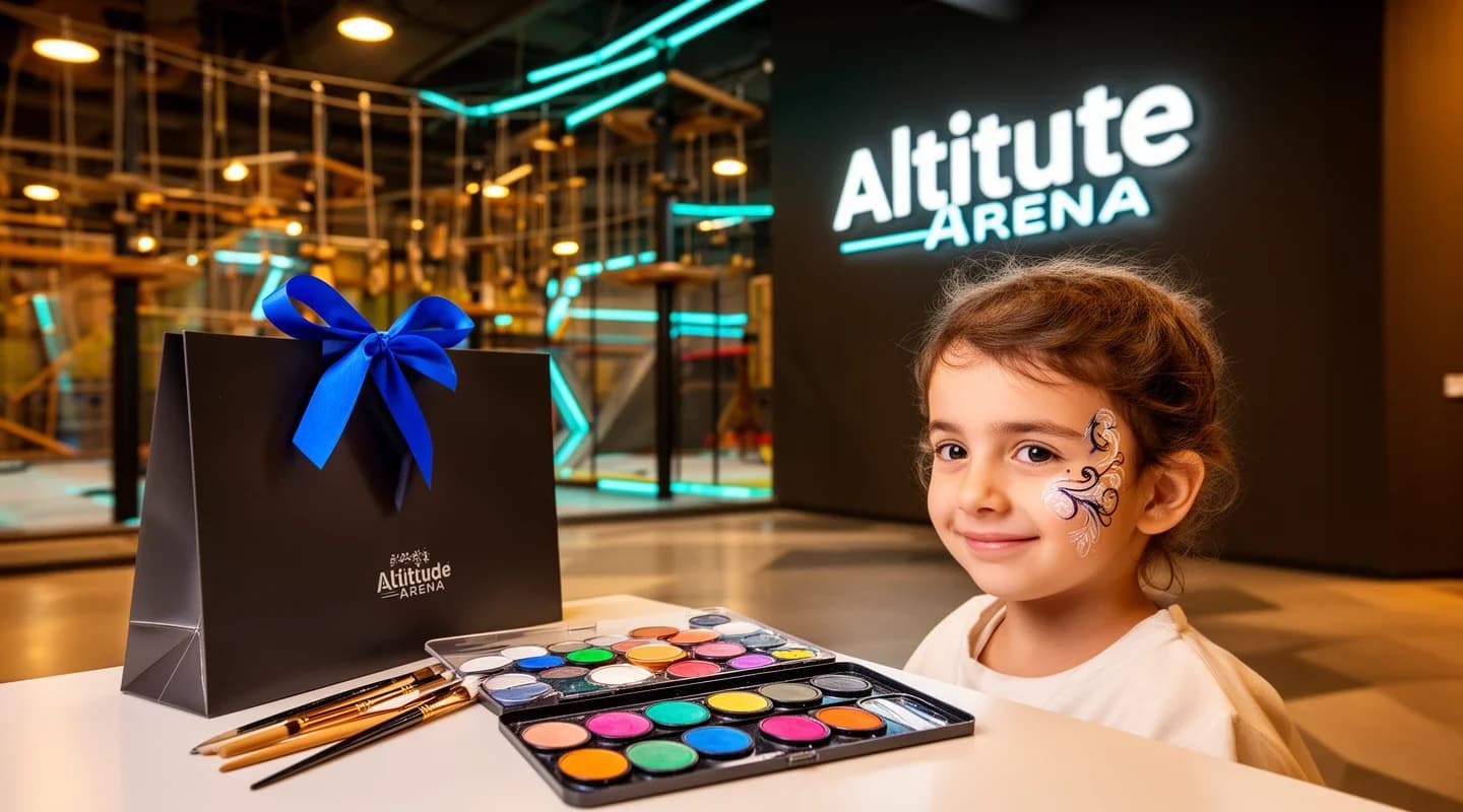 Free face painting for the birthday child at Mini Magic — Altitude Arena