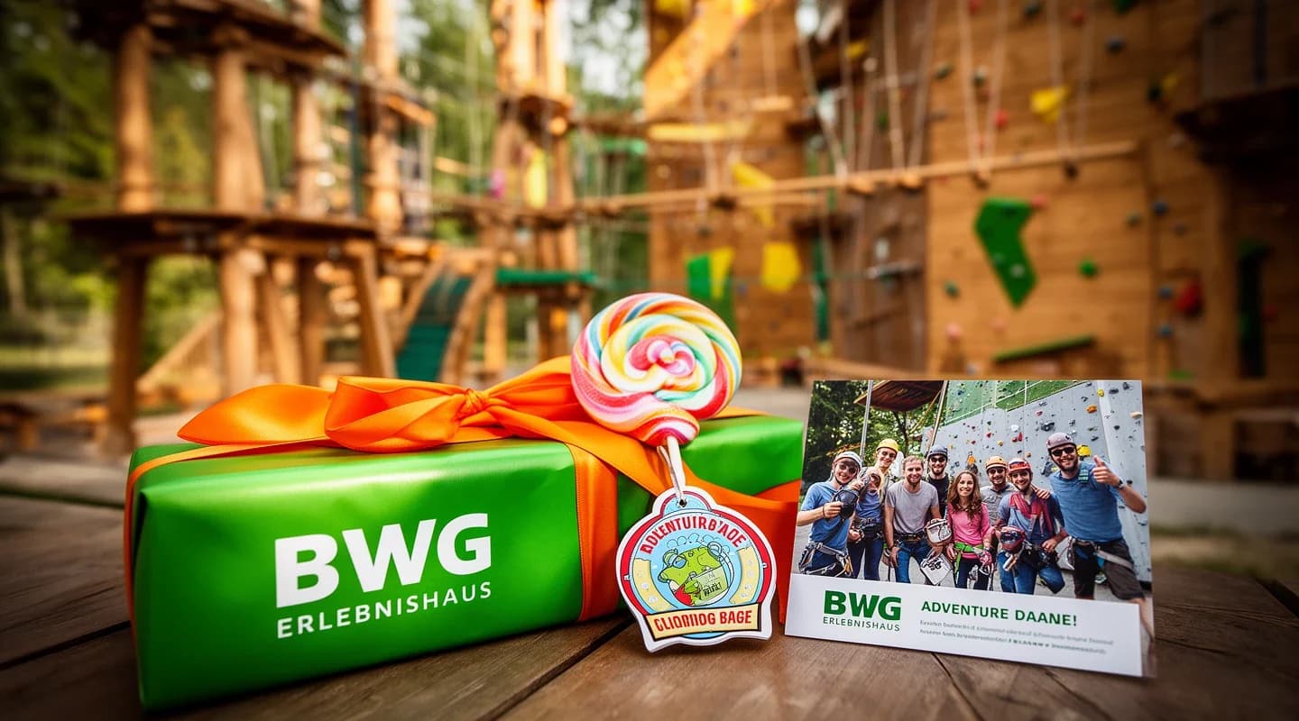 "Kleines Geschenk und Lutscher für das Geburtstagskind; Namensschild und Gruppenfoto"