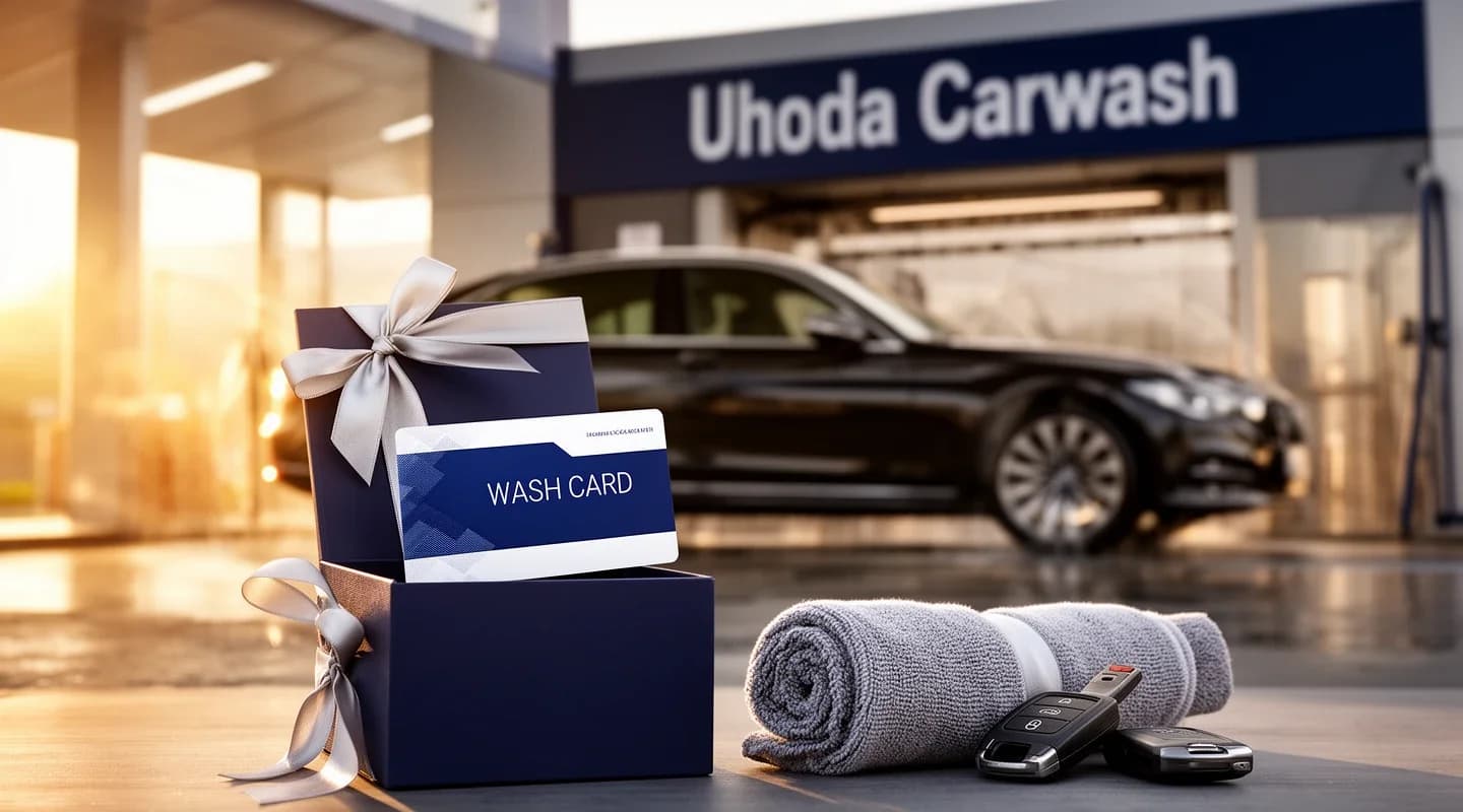 Een gratis carwashbeurt met de Wash Card.