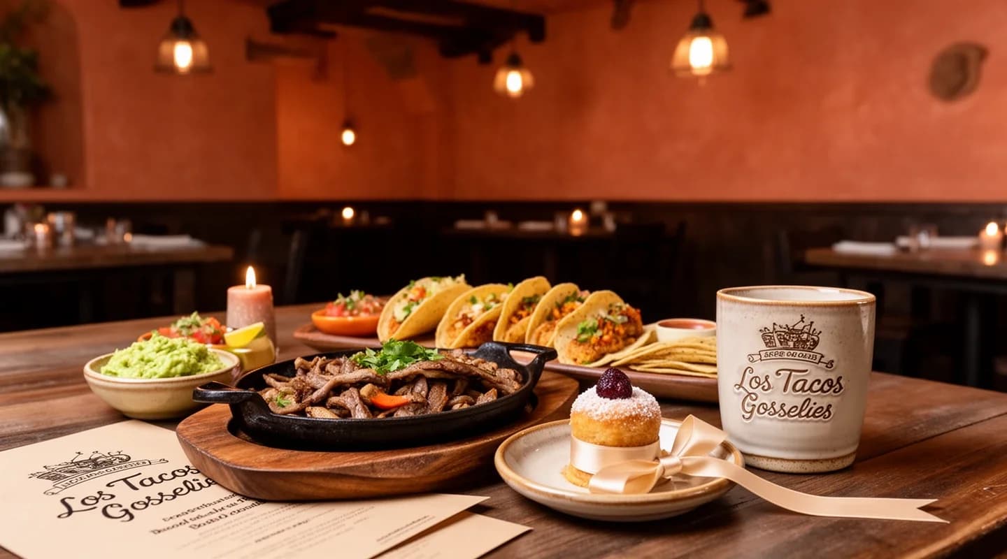 Gratis taart en 50% korting op het menu van de jarige.