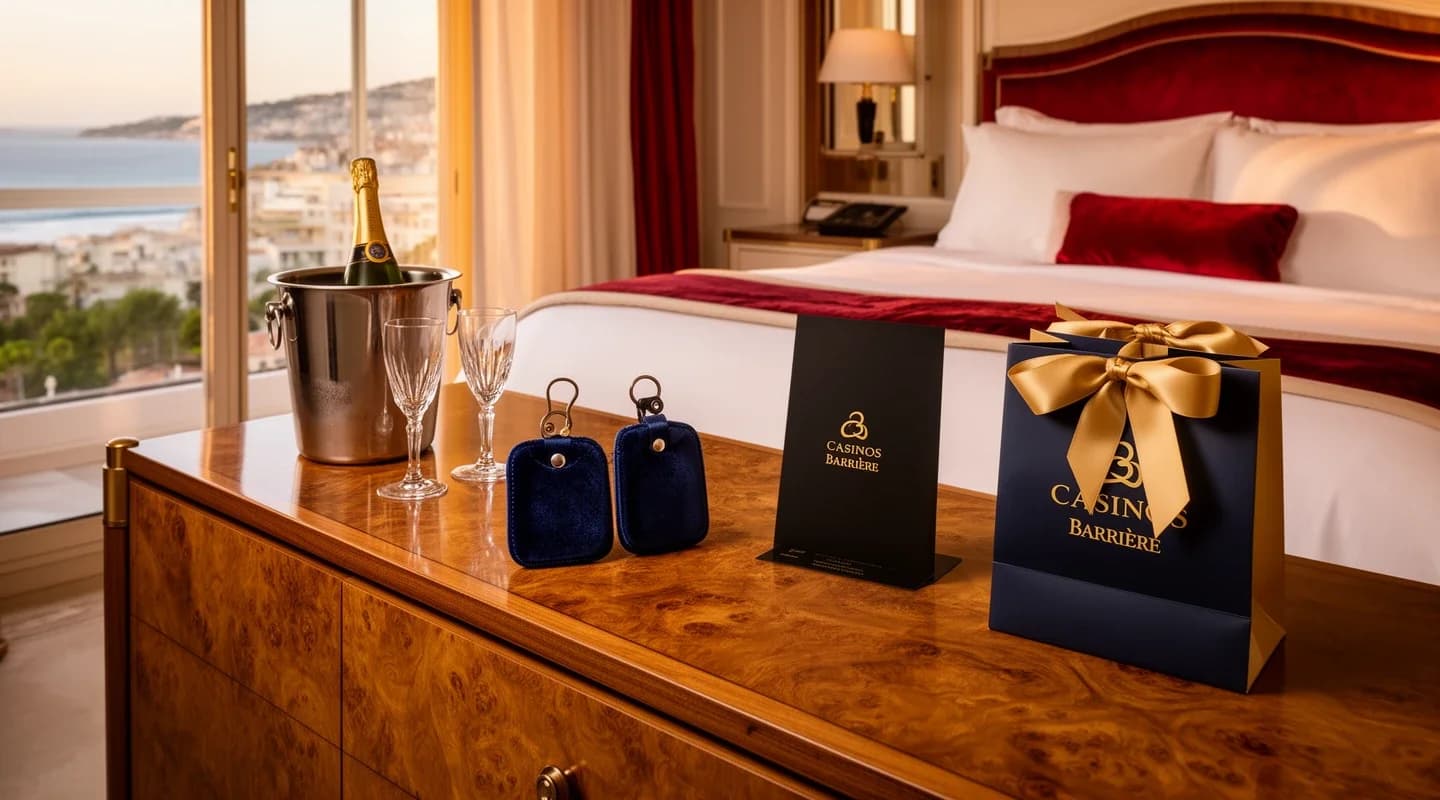 Deux nuits d’hôtel Barrière pour deux personnes à l’occasion de l’anniversaire.