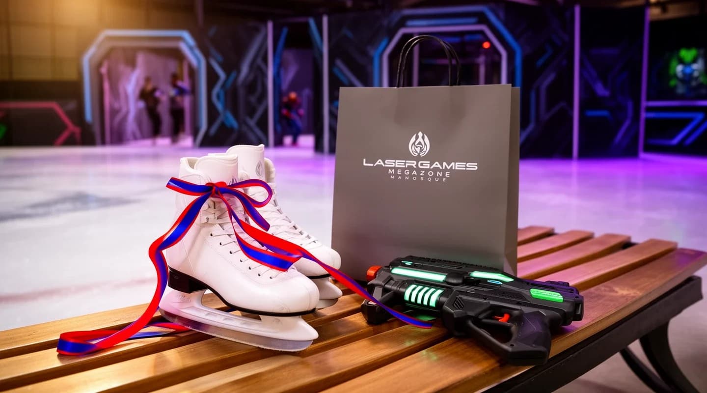 Une session de patinoire ou une partie de laser games offerte à l’enfant fêté.