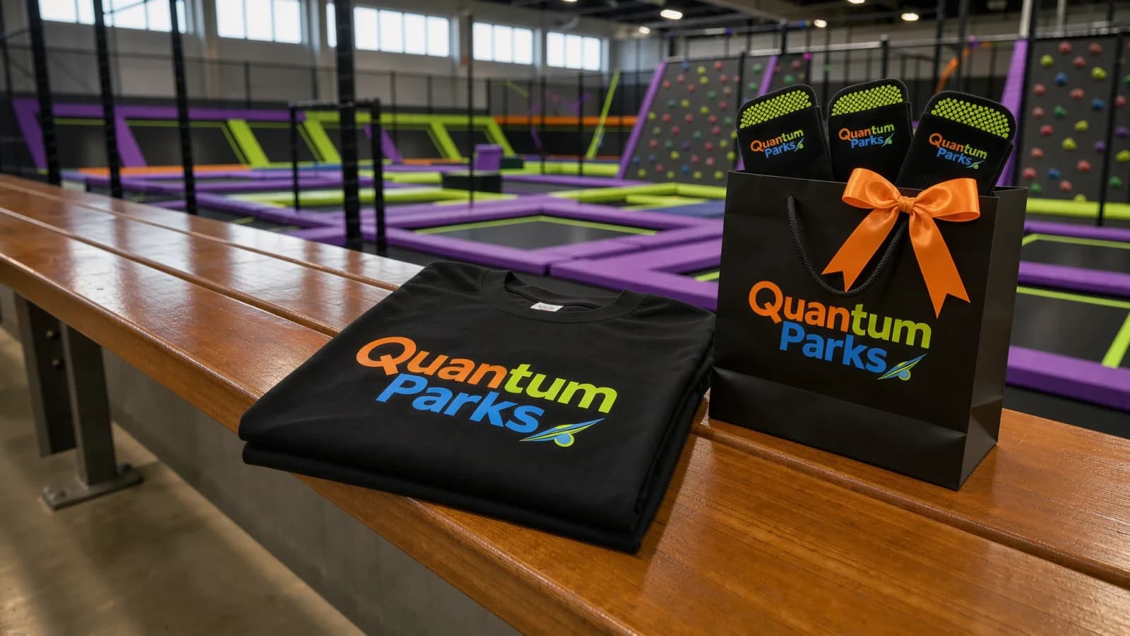 Kit do aniversariante e experiência adicional em festas Quantum Parks